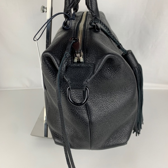 New Rebecca Minkoff Isobel Black Leather Satchel - Picture 5 of 8